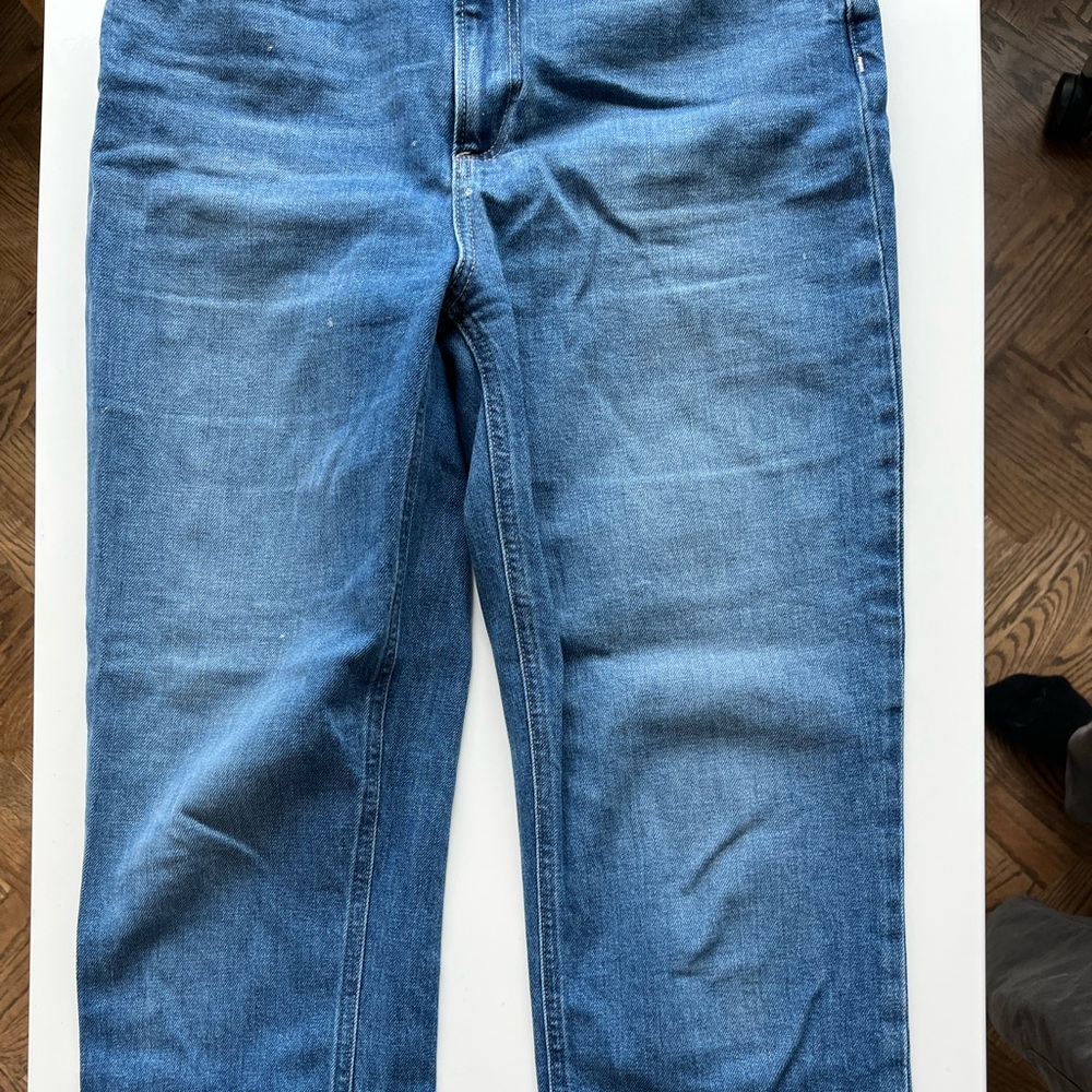 PAIGE women’s Straight Blue Jeans